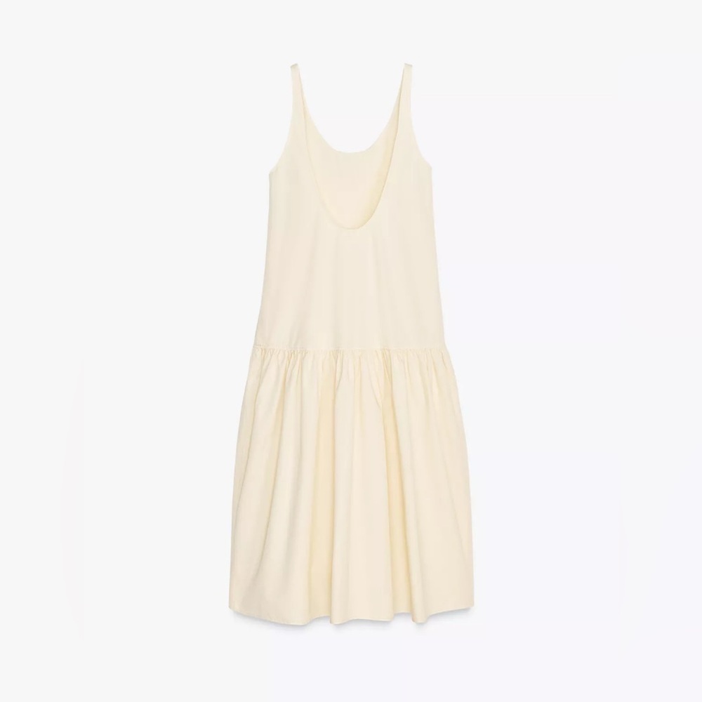 Zara ruched midi dress 🔺 - Picture 5 of 5